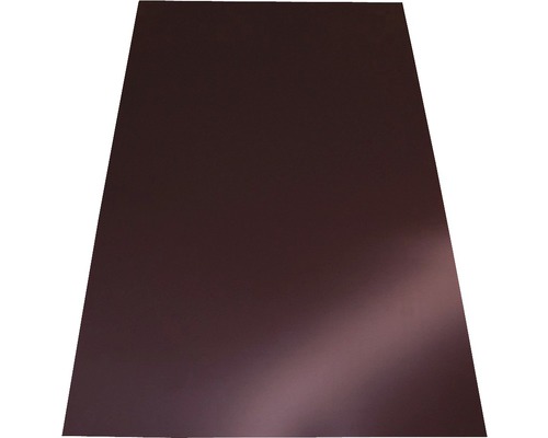Tôle de cheminée PRECIT brun chocolat RAL 8017 1250 x 1000 x 0,5 mm
