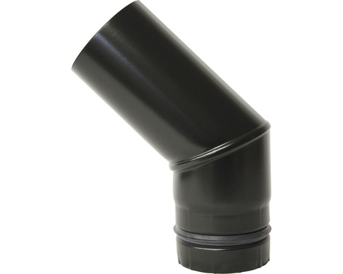 Pelletrohr Bogen 90° – 100 Mm, Grau/schwarz – Für Kamin & Pelletofen