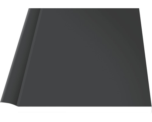 Baguette de recouvrement PVC titane 3x50x1400 mm Tôle trapézoïdale