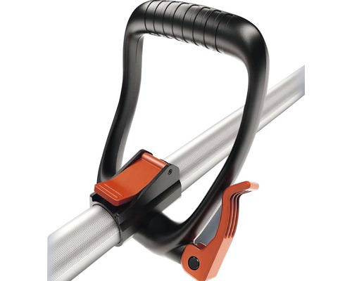 Griff und Schieber einer Schubkarre