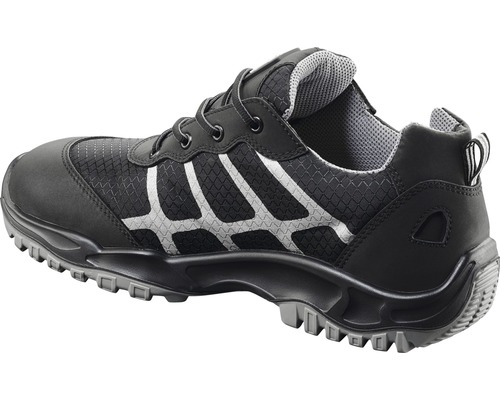 Chaussure de sécurité noire avec lacets