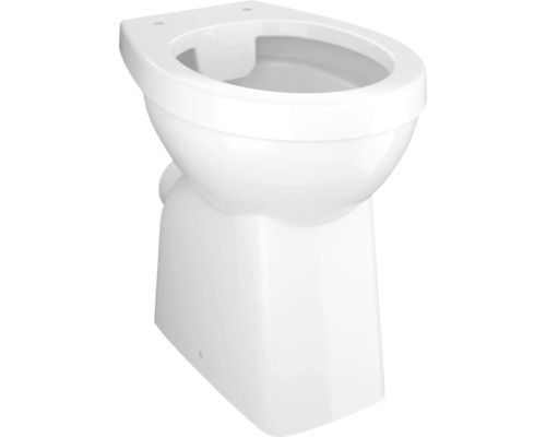 WC à poser form & style Amari Hybri bride de rinçage ouverte surélevé blanc sans abattant WC
