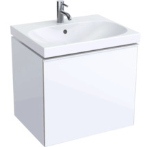 Meuble sous vasque GEBERIT Acanto 59,5 cm blanc haute brillance sans vasque 500609012