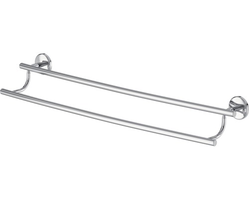 Porte-serviette 1 barre fixe inox brillant 80cm - Hotel - Bath Bazaar