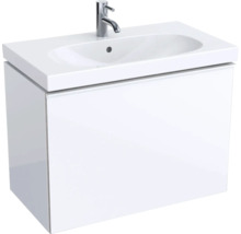Meuble sous vasque GEBERIT Acanto 74 cm blanc haute brillance sans vasque 500615012