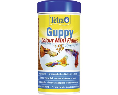 Tetra Guppy Colour Mini Flakes Fischfutter Dose