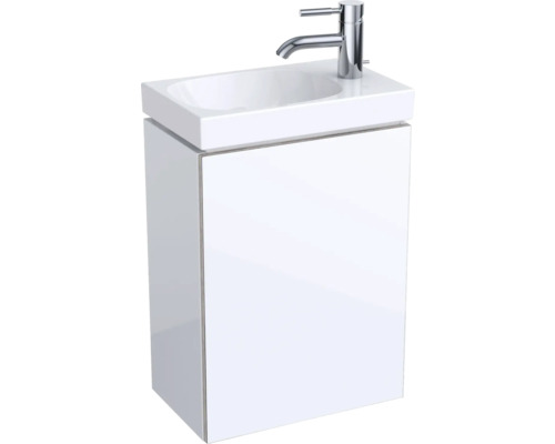 Meuble sous vasque GEBERIT Acanto 39,6 cm blanc haute brillance sans vasque 500607012