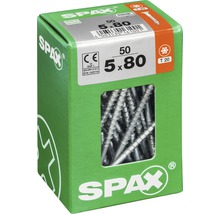 Boîte de 50 vis SPAX, 5x80 millimètres