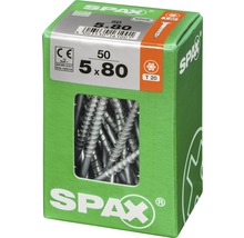 Lot de vis Spax 5 x 80 millimètres