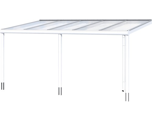 Carport autoportant avec toit transparent