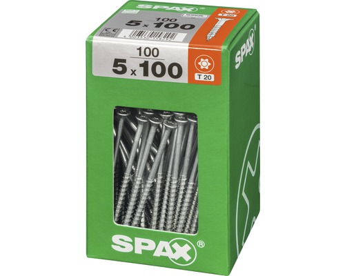 Paquet de 100 vis Spax 5x100