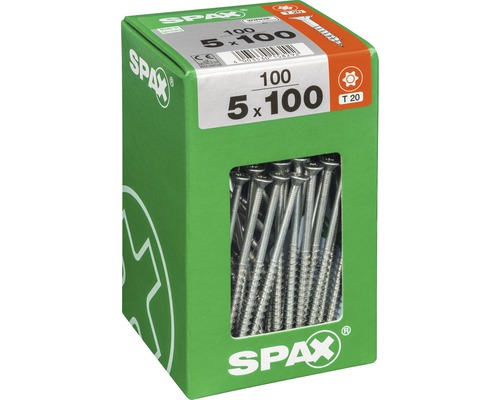 Paquet de 100 vis universelles Spax 5x100