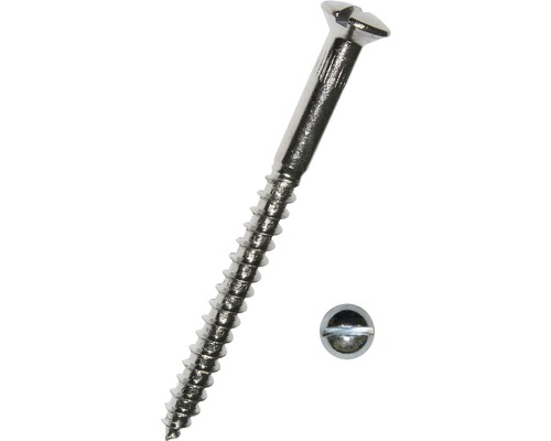 Holzschraube Linsensenkkopf m. Schlitz DIN 95 3,5x16 mm galv. verzinkt, 200 Stück