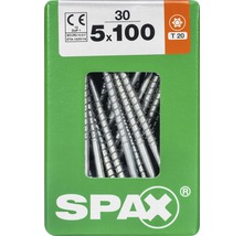 Vis universelles Spax 5 x 100 millimètres, 30 pièces