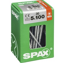 Vis Spax 5x100 millimètres dans un emballage vert