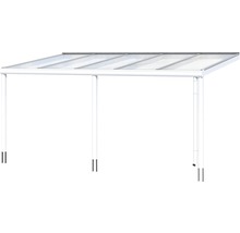 Freistehendes Carport mit durchsichtigem Dach