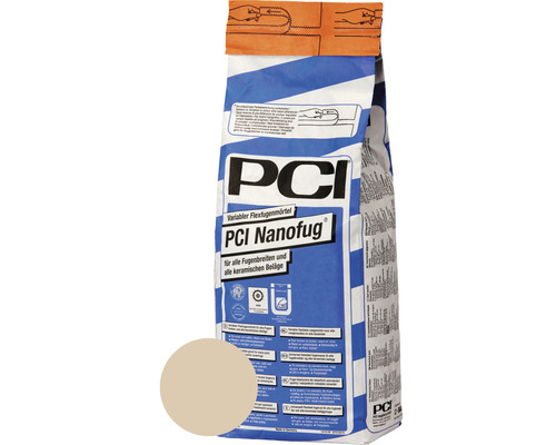 PCI Nanofug® Variabler Flexfugenmörtel für Steingut- und Steinzeugbeläge bahamabeige 4 kg-0