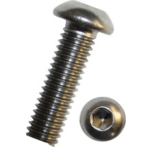 Halbrundkopfschraube ISO 7380-1 M6x35 mm, Edelstahl A2, 100 Stück