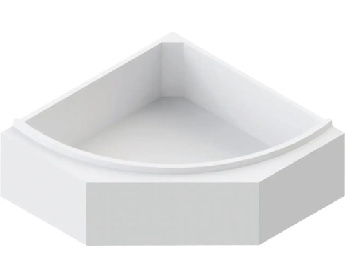 Receveur de douche d''angle en acrylique sanitaire