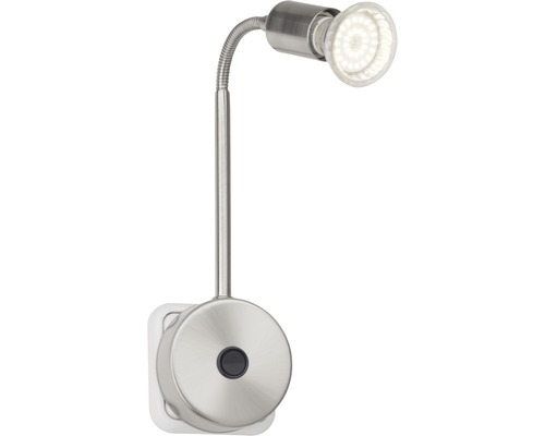 Lampe de chevet avec LED et bras flexible pour montage mural