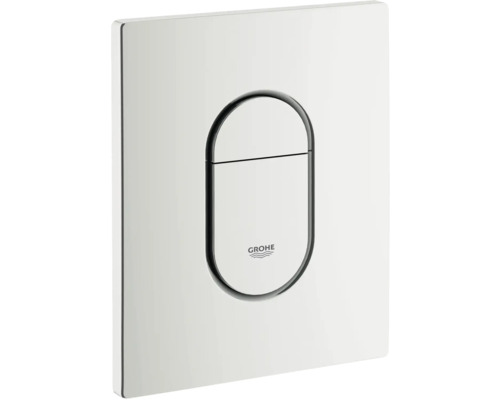 Plaque de commande GROHE Arena Cosmopolitan plaque brillant / touche blanc brillant 38844SH0