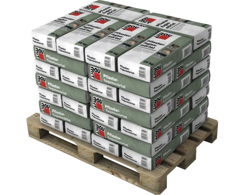 Palette mit Pflasterfugenmörtel Säcken