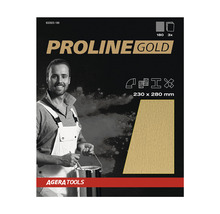PROLINE GOLD Profi Schleifpapier P180 230x280 mm 3 Stück-thumb-0