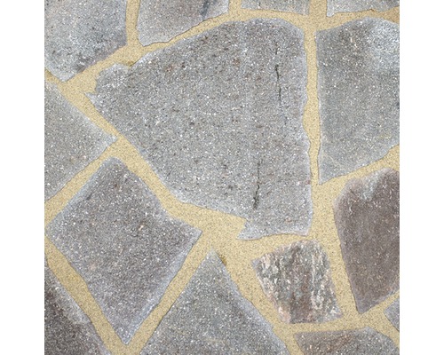 Detailansicht unregelmäßiger Pflastersteine