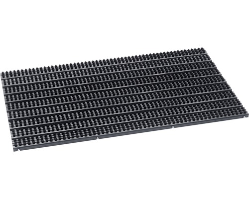 Paillasson avec bandes de brosse pour l''entrée