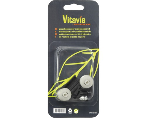 Rouleaux de remplacement pour portes coulissantes Vitavia 2 pièces Kit d''entretien de porte de serre Vitavia dans son emballage