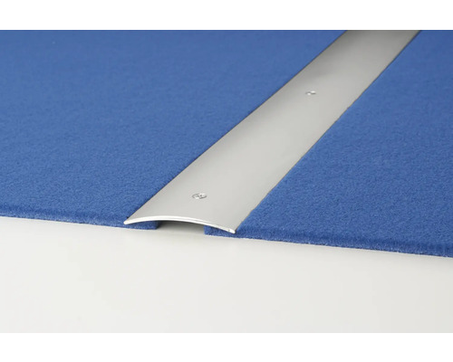 Bodenprofil aus Metall auf Teppichboden