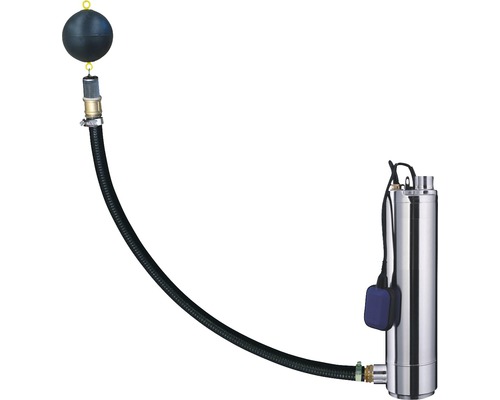 Pompe de puits profond avec interrupteur à flotteur et tuyau