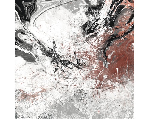 Abstraktes Kunstwerk mit Farbmischungen und Texturen