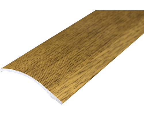 Barre de seuil multi niveaux alu chêne foncé autocollant 38x900mm Profilé de transition décor bois