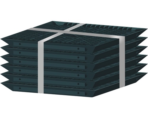 Stapel Drainagematten zur Gartenentwässerung