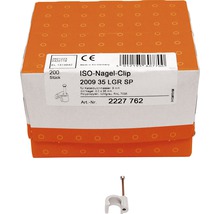 OBO 200935LGRSP ISO Nagel-Clip für Kabel 9 mm grau 200 Stück 2227762