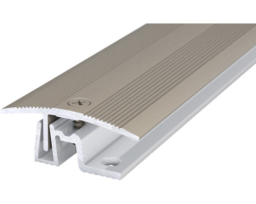 Übergangsprofil PS 400 Alu edelstahl matt 38x900mm Aluminium Übergangsprofil mit Schrauben