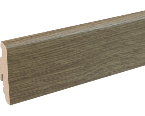 SKANDOR Sockelleiste Eiche hell FU60L 19 x 58 x 2400 mm Sockelleiste aus Holz