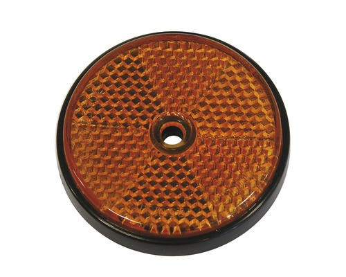 Kit de réflecteurs ronds orange 70 mm pour remorque paquet = 2 pces