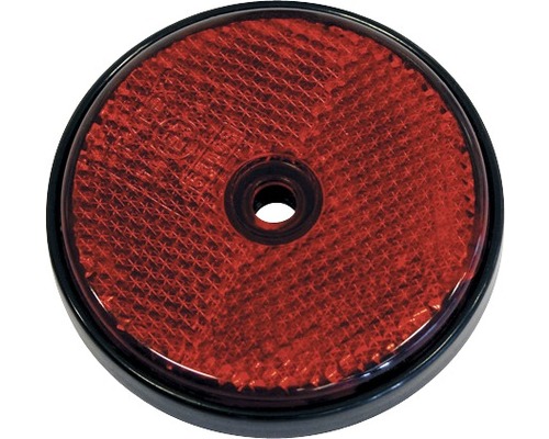 Réflecteur rond rouge 70 mm pour remorque paquet = 2 pces