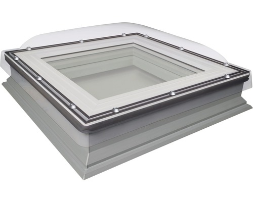 Élément fixe Fenêtre pour toit plat avec coupole Fakro DXC-C P2 60x60 cm