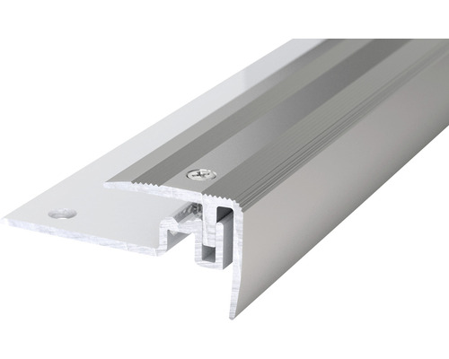 Nez de marche alu PS 400 acier inoxydable poli 30x25x1000mm Profilé de joint de porte en aluminium