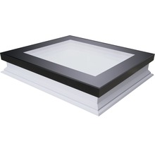 Flachdach-Fenster Festelement ohne Kuppel Fakro DXF DU6 60x60 cm-thumb-0