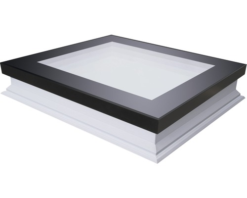 Flachdach-Fenster Festelement ohne Kuppel Fakro DXF DU6 60x60 cm