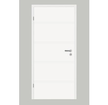 Porte intérieure Pertura Linum 02 laque blanche (semblable à RAL 9010) 86,0x198,5 cm gauche-thumb-0