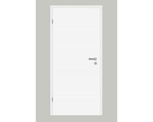 Porte intérieure Pertura Linum 02 laque blanche (semblable à RAL 9010) 86,0x198,5 cm gauche-0