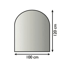 Illustration d''un miroir mesurant 120 sur 100 centimètres.