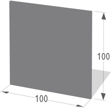 Pare-feu Lienbacher rectangulaire 100x100 cm anthracite-thumb-0
