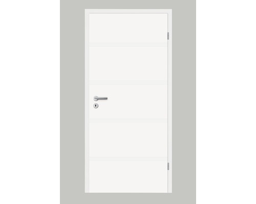 Porte intérieure Pertura Linum 02 laqué blanc (semblable à RAL 9010) 73,5x198,5 cm droite Porte intérieure Pertura Linum 02 laqué blanc (semblable à RAL 9010) 73,5x198,5 cm droite