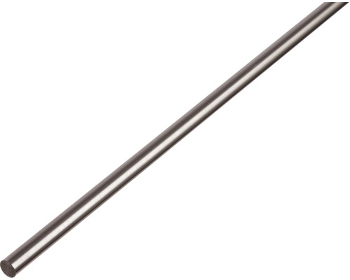 Barre ronde en acier inoxydable Ø 6 mm, 1 m